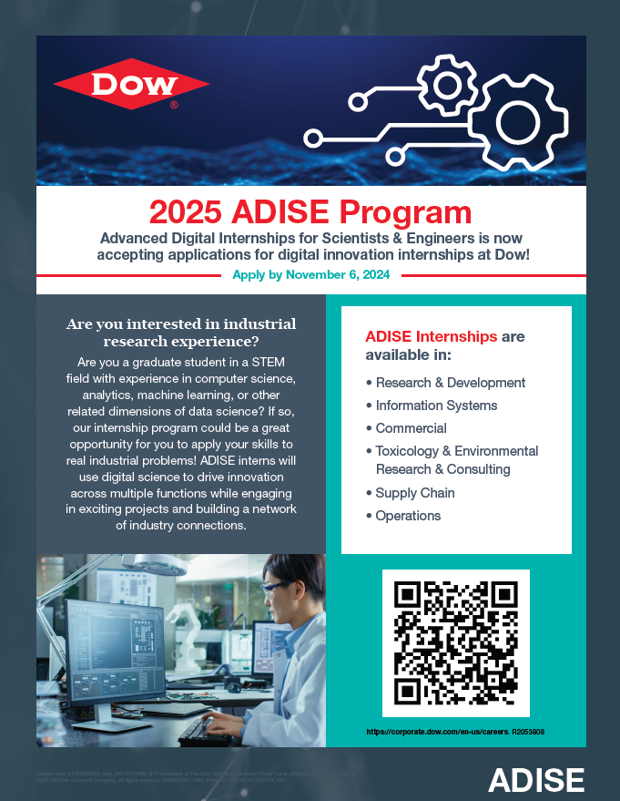 The Dow Corporation – Internship Opportunities – ADISE 2025