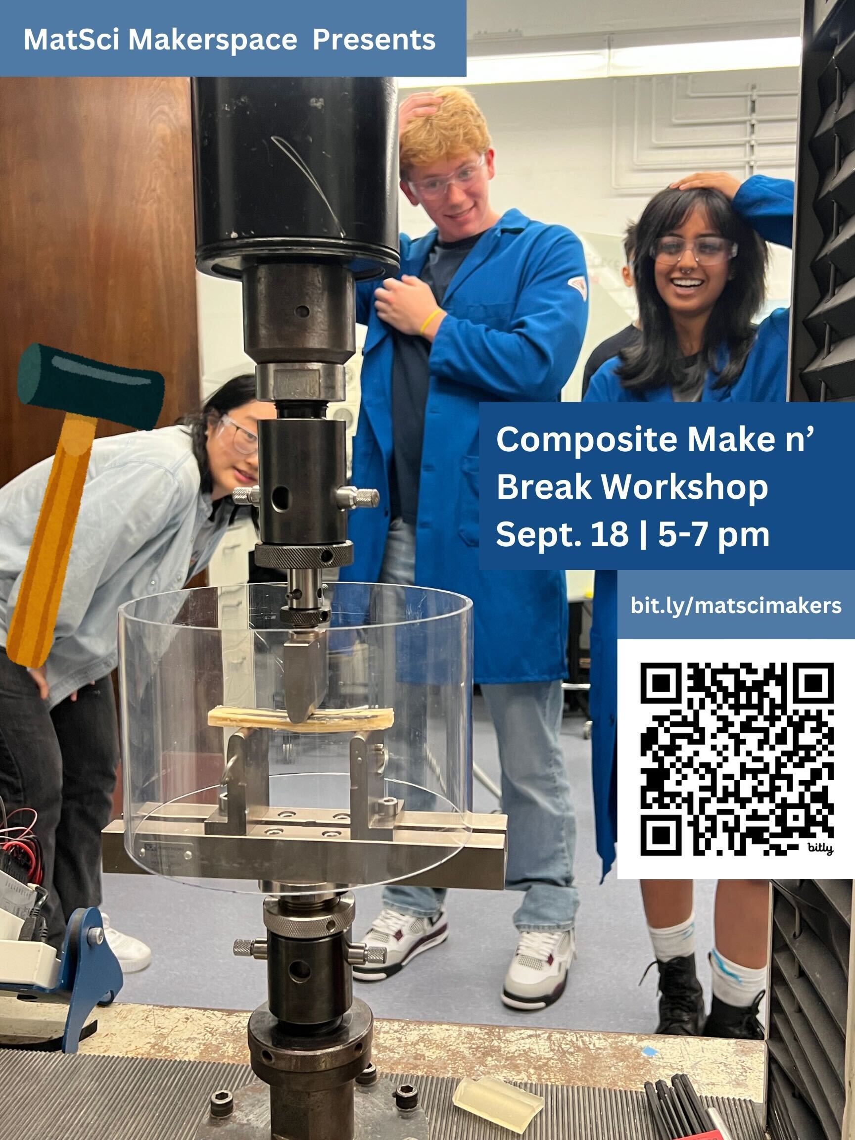 Poster for Composites Make N' Break workshop