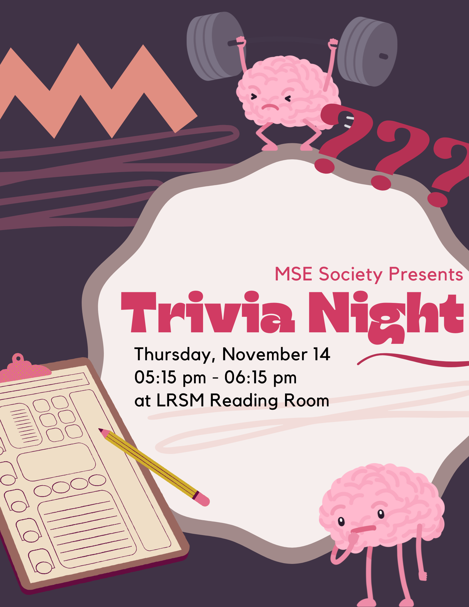 MSE Society Trivia Night