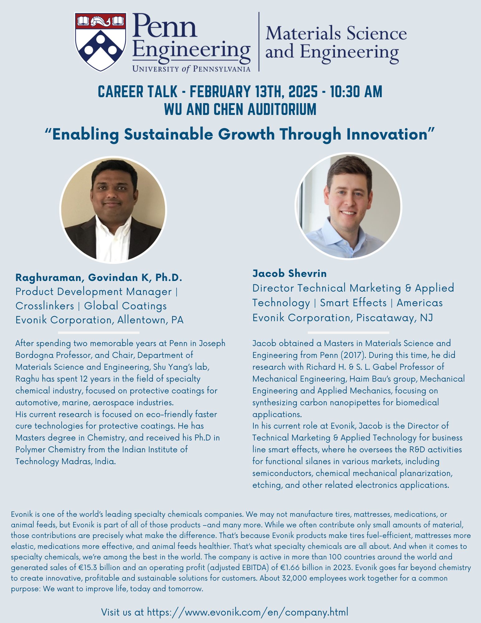 Career talk event - February 13, 2025